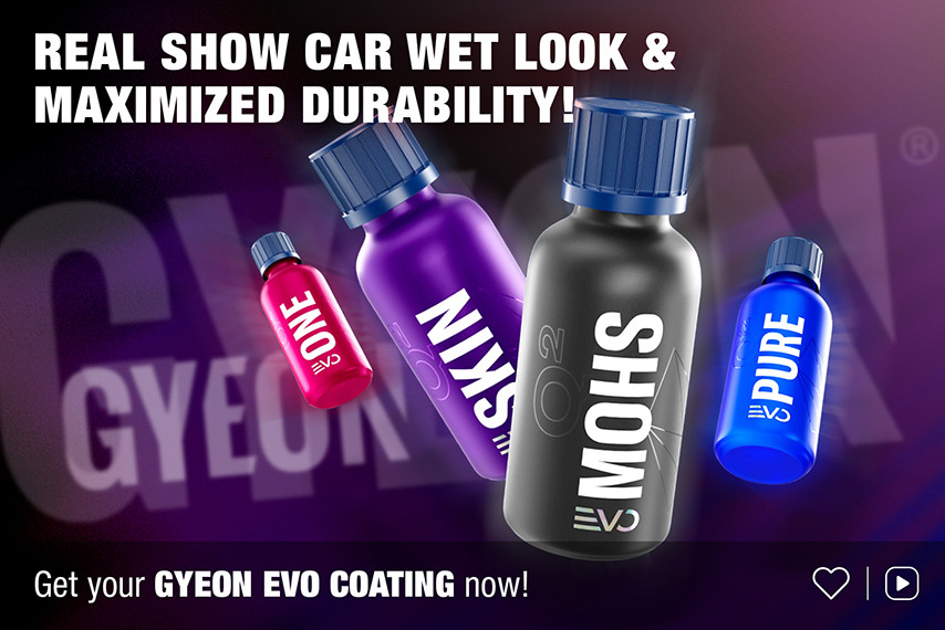 Discover the GYEON EVO Coatings - easy application, extended durability!