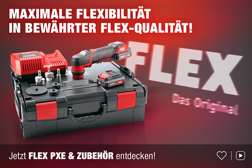 Maximal flexibel arbeiten mit der FLEX PXE 80!