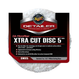 Meguiars DA Microfiber Xtra Cut Disc DMX - Mikrofaser Pad Ø 140 mm 2 Stück