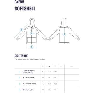 GYEON Q&sup2; Soft Shell Jacke Black L