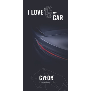 GYEON Canvas Stand Banner I love 2 G my car 100 x 200 cm