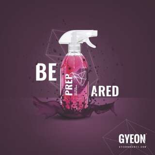 GYEON Canvas Wall Banner "be PREPared" 100 x 100 cm