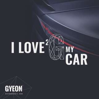 GYEON Canvas Wall Banner "I love 2 G my car"...