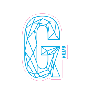 GYEON G Sticker Blue 100 mm x 65,6 mm
