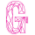 GYEON G Sticker Pink 200 mm x 131,3 mm