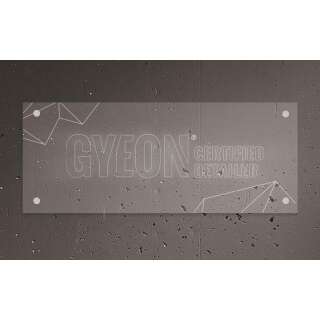 GYEON LED Schild Typ 1 "Gyeon Certified Detailer"