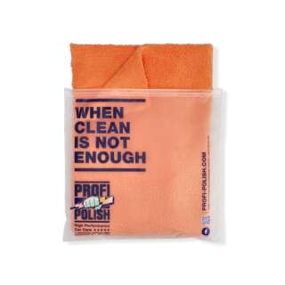 ProfiPolish All Purpose Towel soft 2-face orange 40 cm x 40 cm 350 g/m&sup2; 1pc