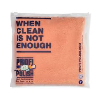 ProfiPolish All Purpose Towel soft 2-face orange 40 cm x 40 cm 350 g/m&sup2; 1pc