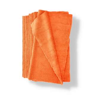 ProfiPolish All Purpose Towel soft 2-face orange 40 cm x 40 cm 350 g/m² 10pc