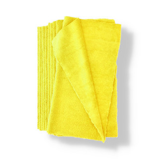 ProfiPolish all purpose towel soft 2-face yellow 10 pieces