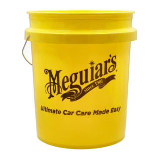 Meguiars wash bucket yellow - bucket only