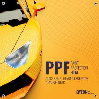 GYEON Canvas Wall Banner "PPF" 100 x 100 cm