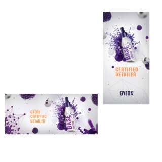 GYEON Canvas Banner "Q² Base"