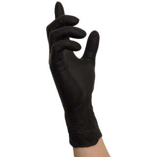 Nitras Black Scorpion Latex Einmalhandschuhe S