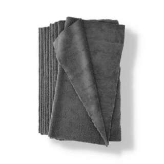 ProfiPolish Poliertuch Allround SOFT 2 Seiten anthrazit 40 cm x 40 cm 350 g/m² 10 Stück