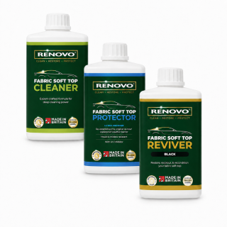 Renovo Stoff- Set schwarz - Reiniger Färber...