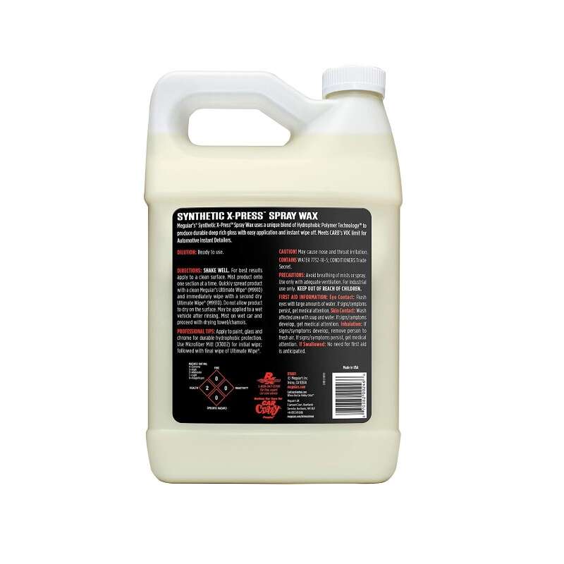 Meguiars Synthetic XPress Spray Wax 3,78 Liter Dein Online