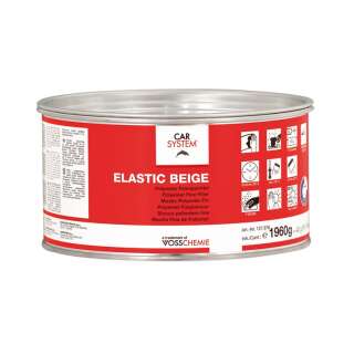 carsystem Elastic beige Spachtel sehr fein 1960 g +...