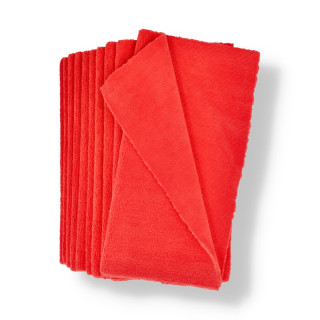 ProfiPolish all purpose towel soft 2-face red 10 pcs.
