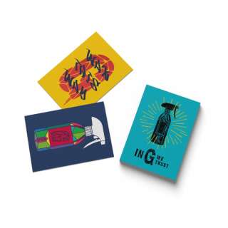 GYEON Postcards G Variationen 3 Stück