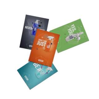 GYEON Postcards Products 11 Pces