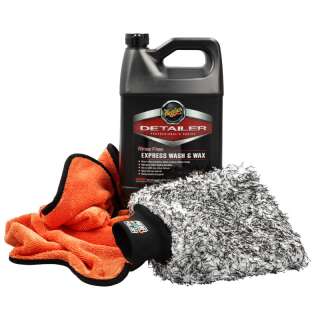 Wasch Set Meguiars Rinse Free Express Wash & Wax and more