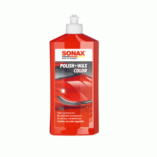 SONAX Polish+Wax Color rot 500 ml