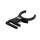 APS FSL Holder for Scangrip Lite S LED Light for Flex PXE80 polishing machine - black
