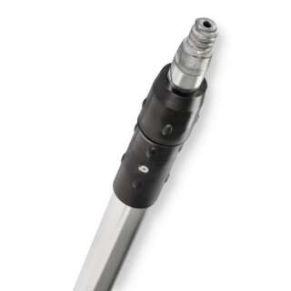 Telescopic aluminum handle with water flow 140 cm - 245 cm