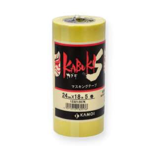 KAMOI Kabuki-S Abdeckband Abklebeband 24 mm x 18 m - 5 er Pack