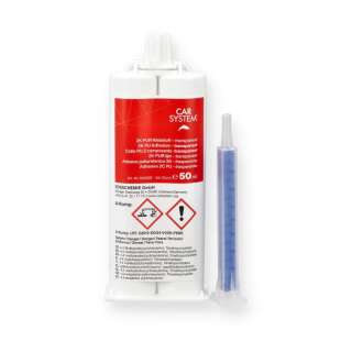 carsystem Power Mix 2K PU Klebstoff 50 ml plus Mixer - 1 Stück