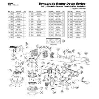 Dynabrade DB8E Geared Dual-Action Polisher - Renny Doyle Series