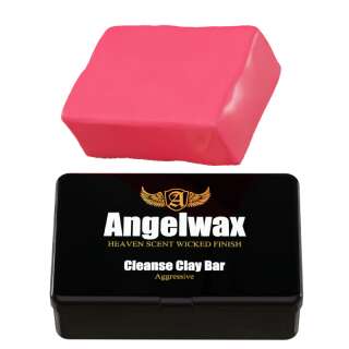 Angelwax Cleanse Claybar Red Aggressive 100 g - Reinigungsknete