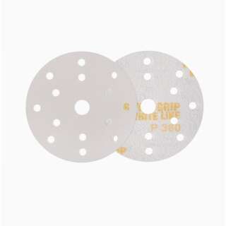 Indasa Rhynogrip White Line 15 fach gelocht &Oslash; 150 mm VE 50 P600