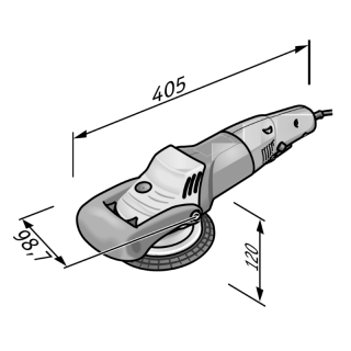FLEX Positive-Drive Orbital Polisher XC3401VRG