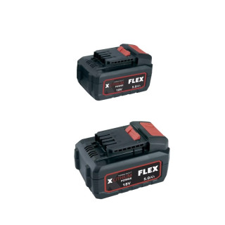 FLEX Li-Ion rechargeable battery pack 18,0 V 2,5 Ah - 8,0 Ah