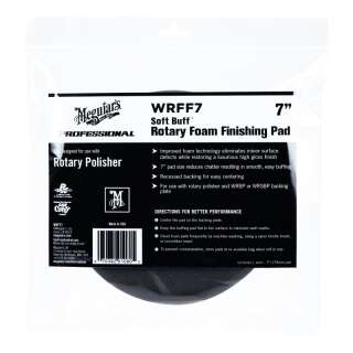 Meguiars Soft Buff Rotary Foam Finishing Pad Ø 178 mm