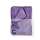 ProfiPolish polishing-towel Korea Super Plush purple / satinedge black 60 cm &times; 40 cm 550 gsm