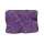 ProfiPolish polishing-towel Korea Super Plush purple / satinedge black 60 cm &times; 40 cm 550 gsm