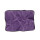 ProfiPolish polishing-towel Korea Super Plush purple / satinedge black 60 cm &times; 40 cm 550 gsm