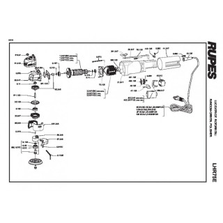 RUPES BigFoot Exzenter-Poliermaschine LHR75E Deluxe Kit
