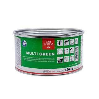carsystem Multi Green Spachtel 1,6 kg inkl. Härter