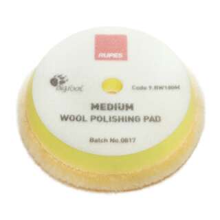 RUPES Yellow Wool Polishing Pad Medium - Polierfell...