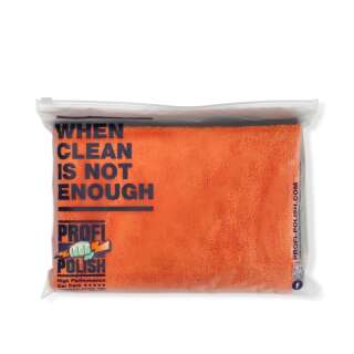 ProfiPolish drying-towel Orange Twister Deluxe 85 cm x 72 cm 500gsm