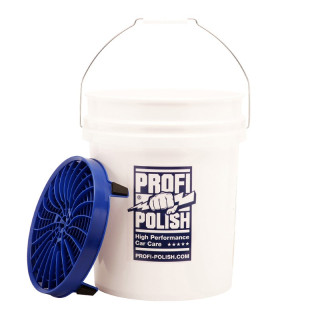 ProfiPolish car wash bucket 18,9 liter white